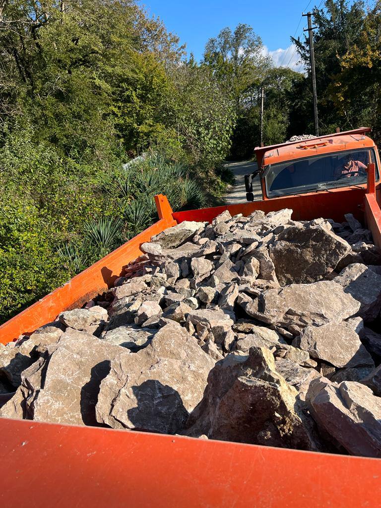 Камень для габиона и отсыпки болот 100-400 мм М600